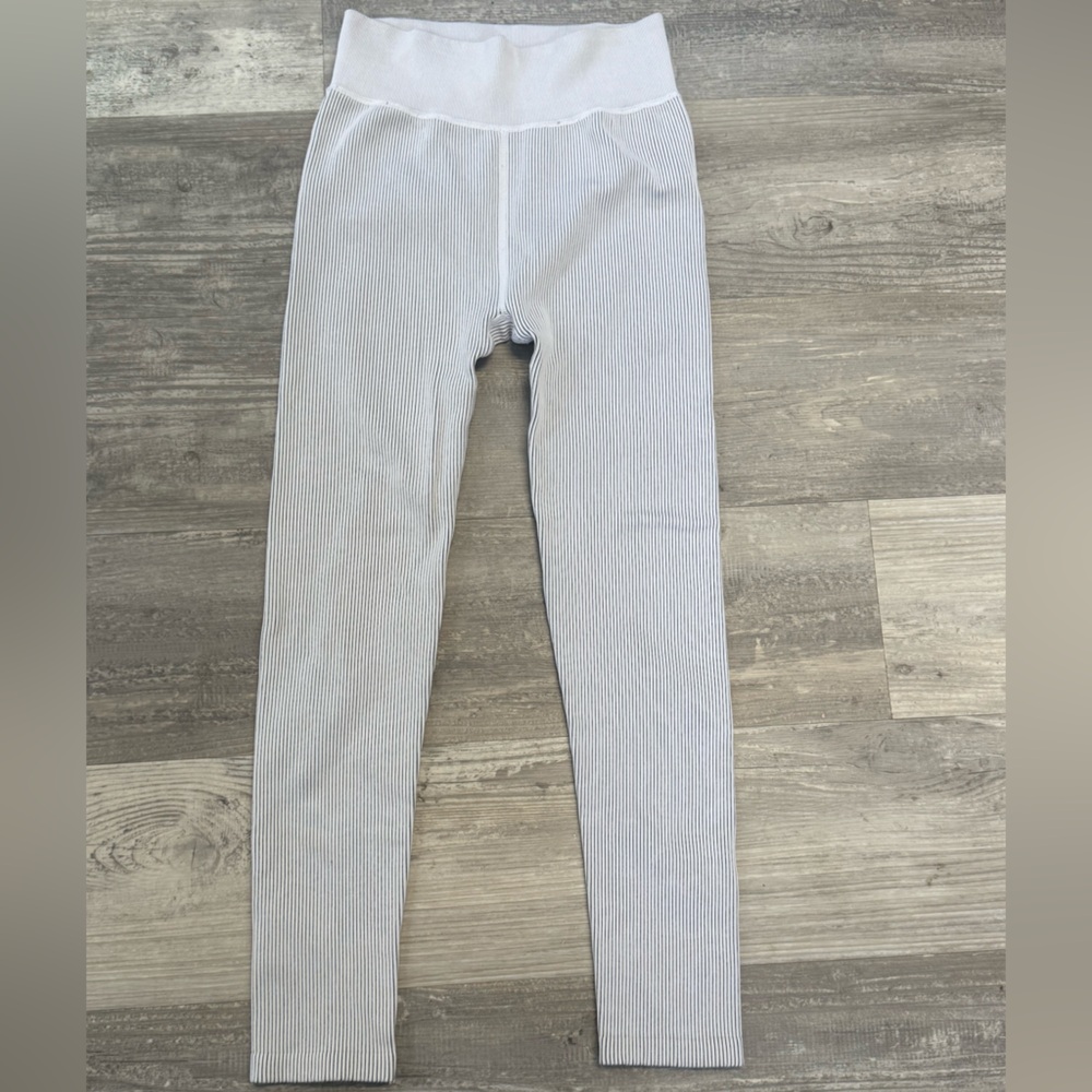 Calvin Klein Performance Striped black/white/Gray Leggings